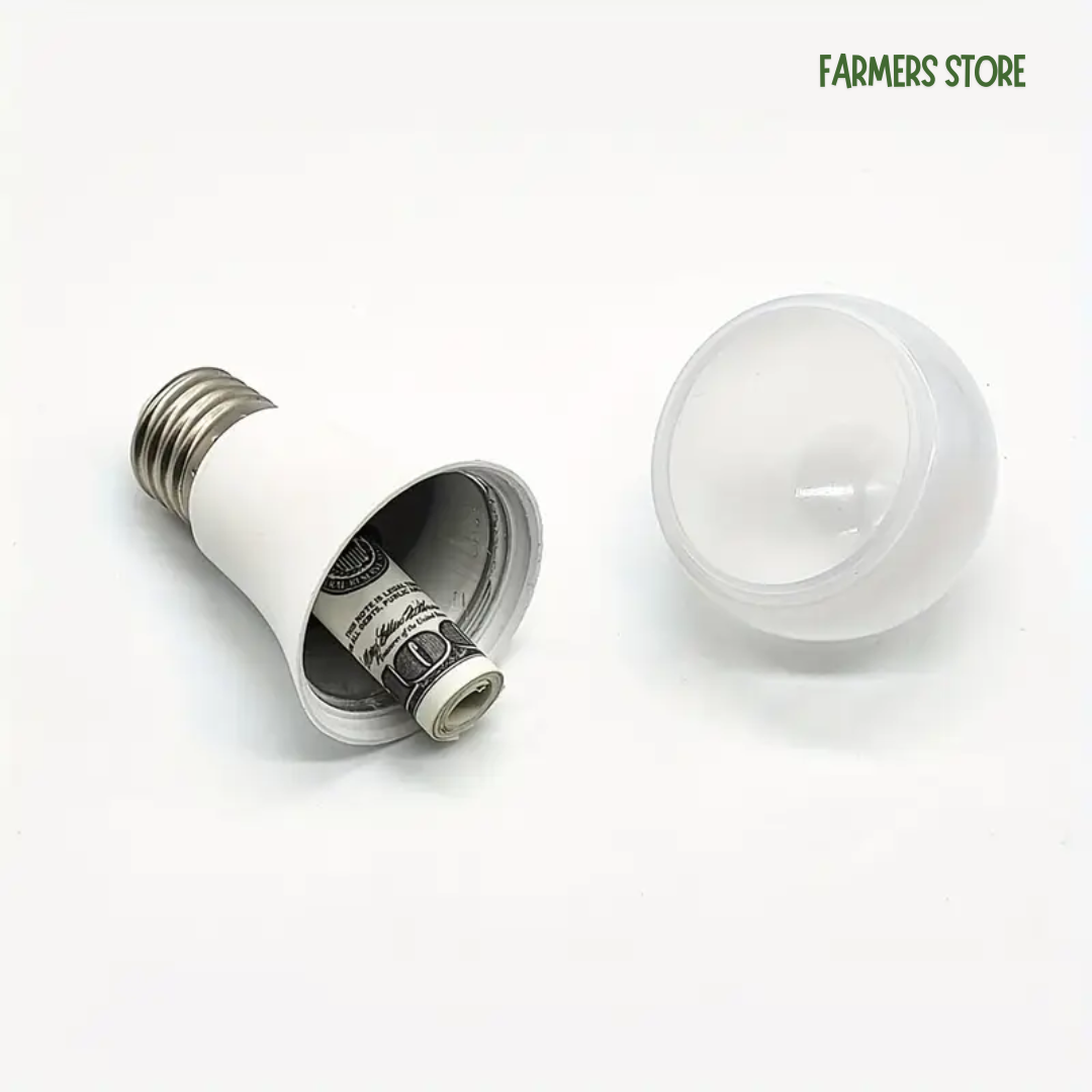 "SECRET LIGHTBULB ” – AMPOULE AVEC COMPARTIMENT SECRET