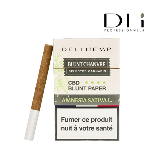 20x Cigarillos 0.5 GR - Amnesia - Outdoor Medium Citronnée 13% CBD SATIVA